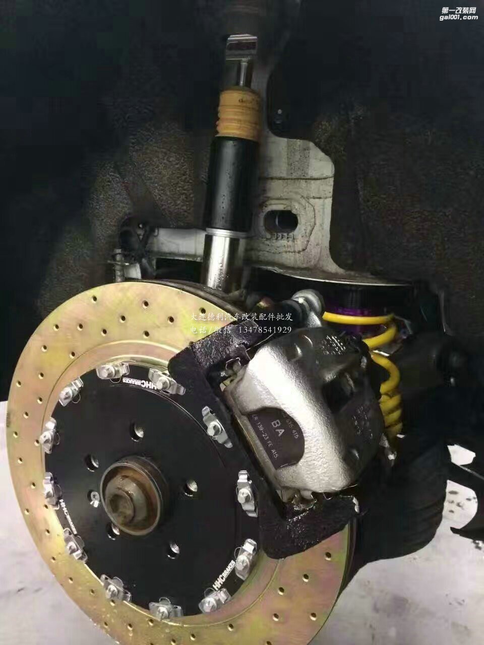 奧迪A7改裝 BREMBO GT版剎車套件上身奧迪A7 帥~
