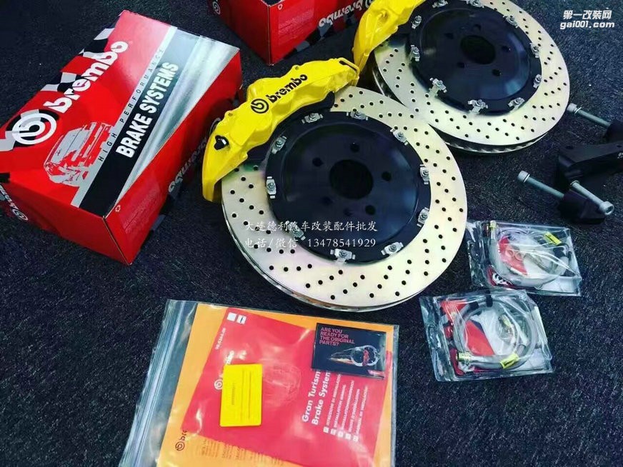 奧迪A7改裝 BREMBO GT版剎車套件上身奧迪A7 帥~