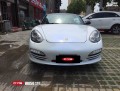 保时捷Boxster CYS白变蓝 W050 汽车改色贴膜