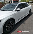 大眾帕薩特 CYS電光金屬白 PM200  汽車(chē)改色貼膜 18611722254 (9)