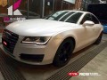 奧迪A7 CYS電光金屬白 PM200 汽車改色貼膜 18611722254 (6)