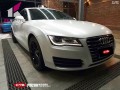 奧迪A7 CYS電光金屬白 PM200 汽車改色貼膜 18611722254 (3)