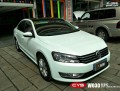 大眾帕薩特 白變紅 W03 汽車改色貼膜 18611722254 (2)