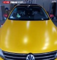大眾速騰 CYS電光金屬黃 PM040 汽車改色貼膜 18611722254 (4)