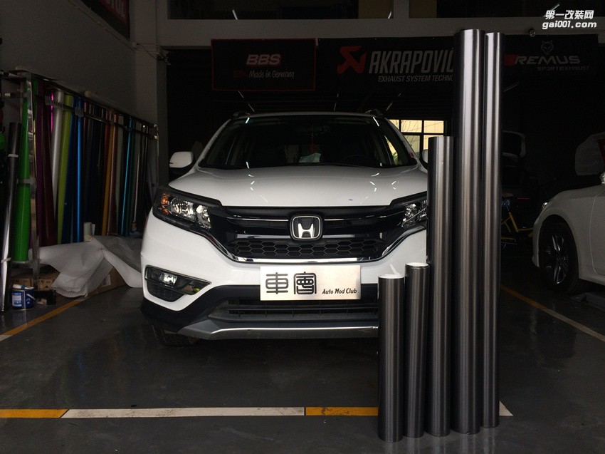 本田CRV 水晶鎢鋼+輪轂噴黑