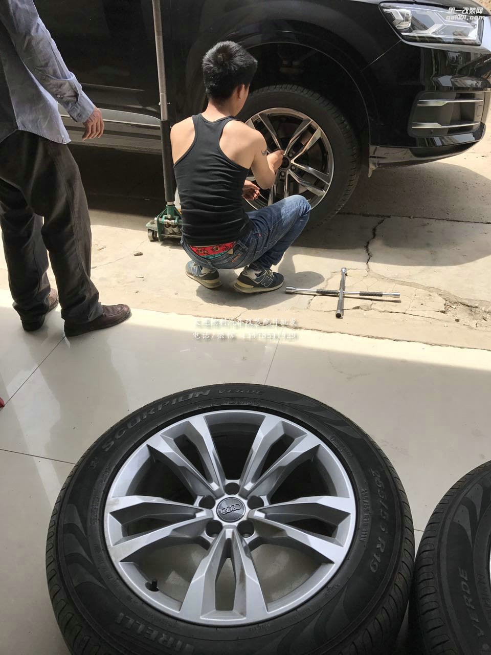 新款?yuàn)W迪Q7升級(jí)20寸鍛造輪轂