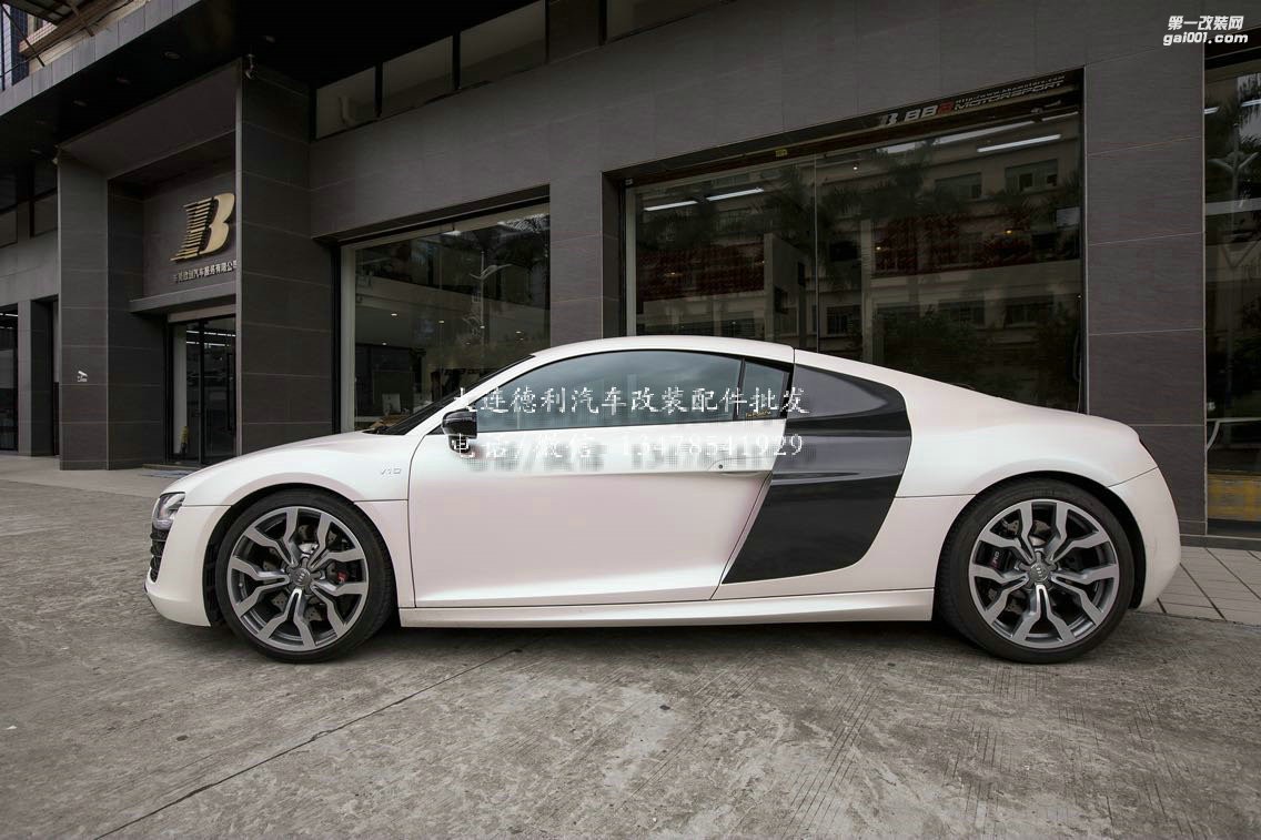 奧迪 R8 V10改裝天蝎 Akrapovic中尾段排氣