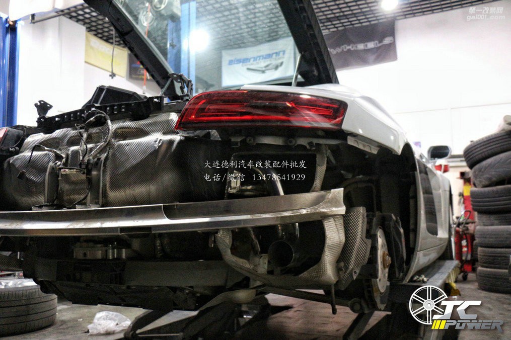 奧迪R8 V8改裝 IPE排氣上車