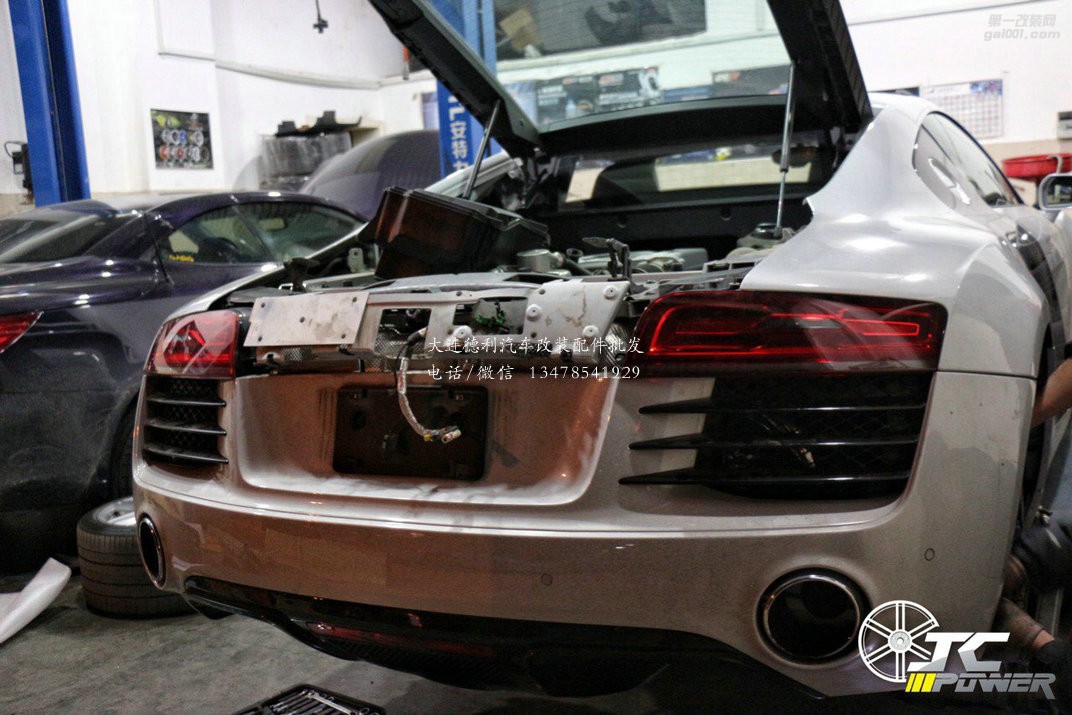 奧迪R8 V8改裝 IPE排氣上車