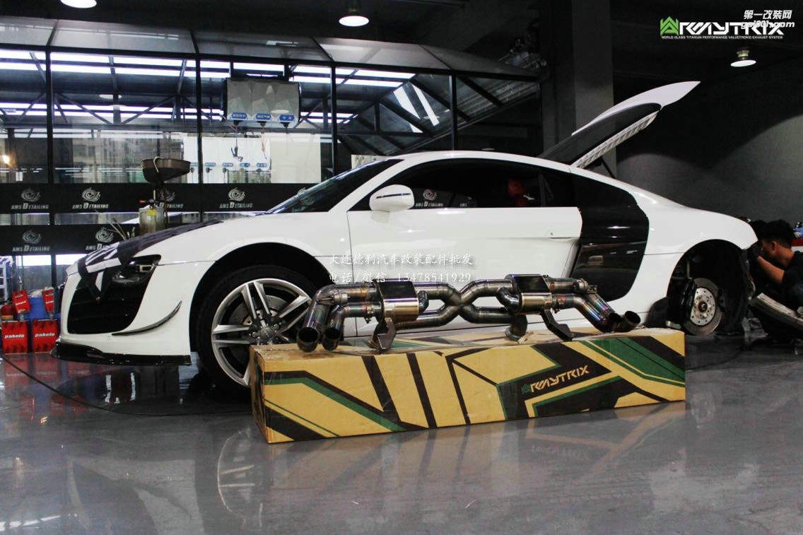 奧迪R8 v10改裝ARMYTRIX全鈦合金智能閥門排氣系統(tǒng)！