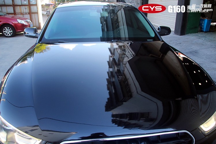 北京奧迪A5 CYS亮黑 G160 汽車改色貼膜