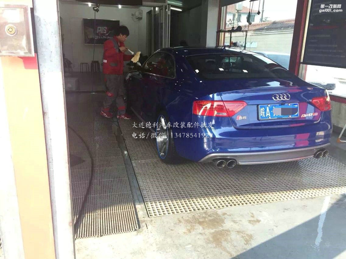 奧迪S5升級GT6活塞搭配380DBA剎車盤，全進口。