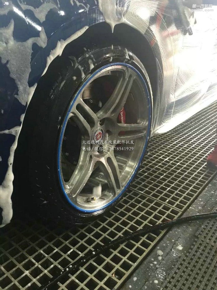 奧迪S5升級GT6活塞搭配380DBA剎車盤，全進口。