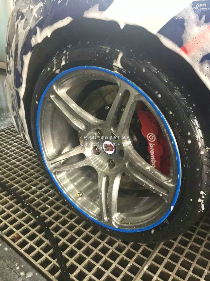 奧迪S5升級GT6活塞搭配380DBA剎車盤，全進口。