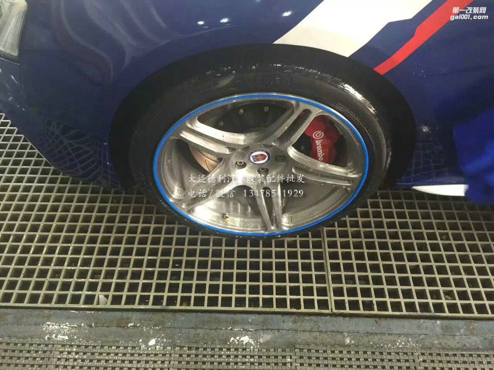 奧迪S5升級GT6活塞搭配380DBA剎車盤，全進口。