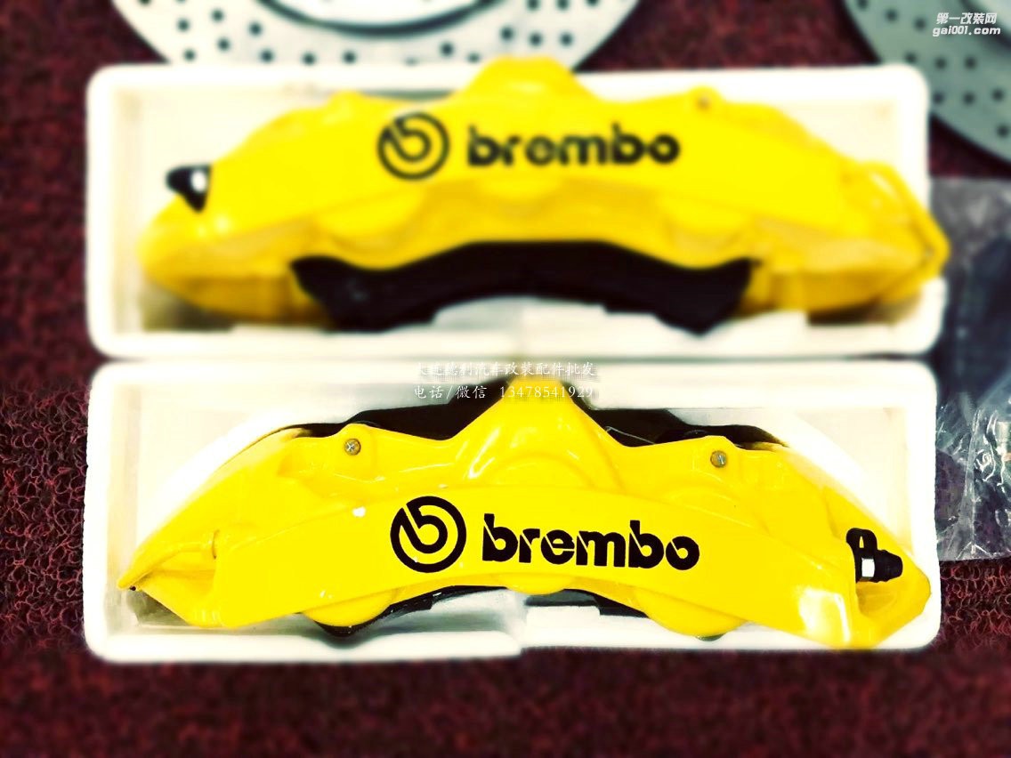 新款TTQ升級前Brembo GT6活塞剎車后加大盤