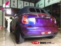 寶馬MINI CYS幻彩紫藍(lán) MG86 汽車改色貼膜 18611722254 (7)