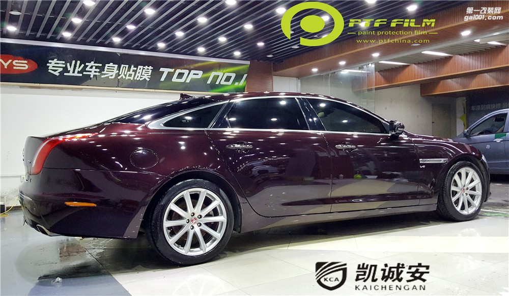 鄭州汽車透明膜捷豹XJL全車貼PTF專車專用透明膜