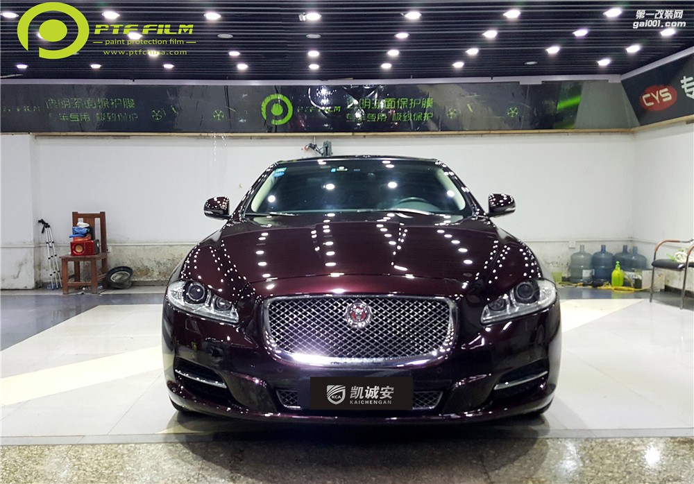 鄭州汽車透明膜捷豹XJL全車貼PTF專車專用透明膜