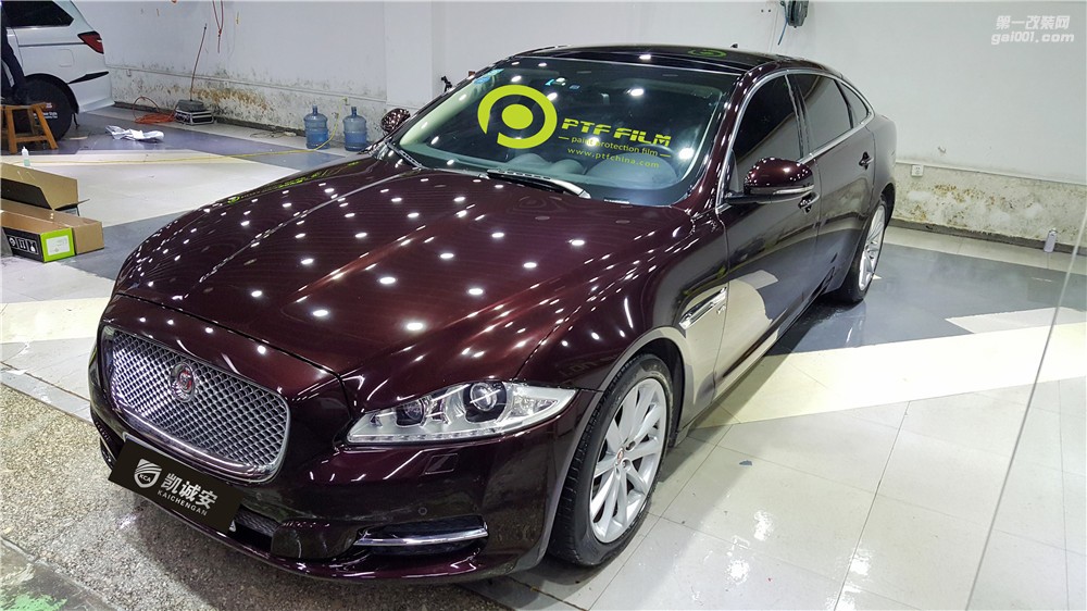 鄭州汽車透明膜捷豹XJL全車貼PTF專車專用透明膜