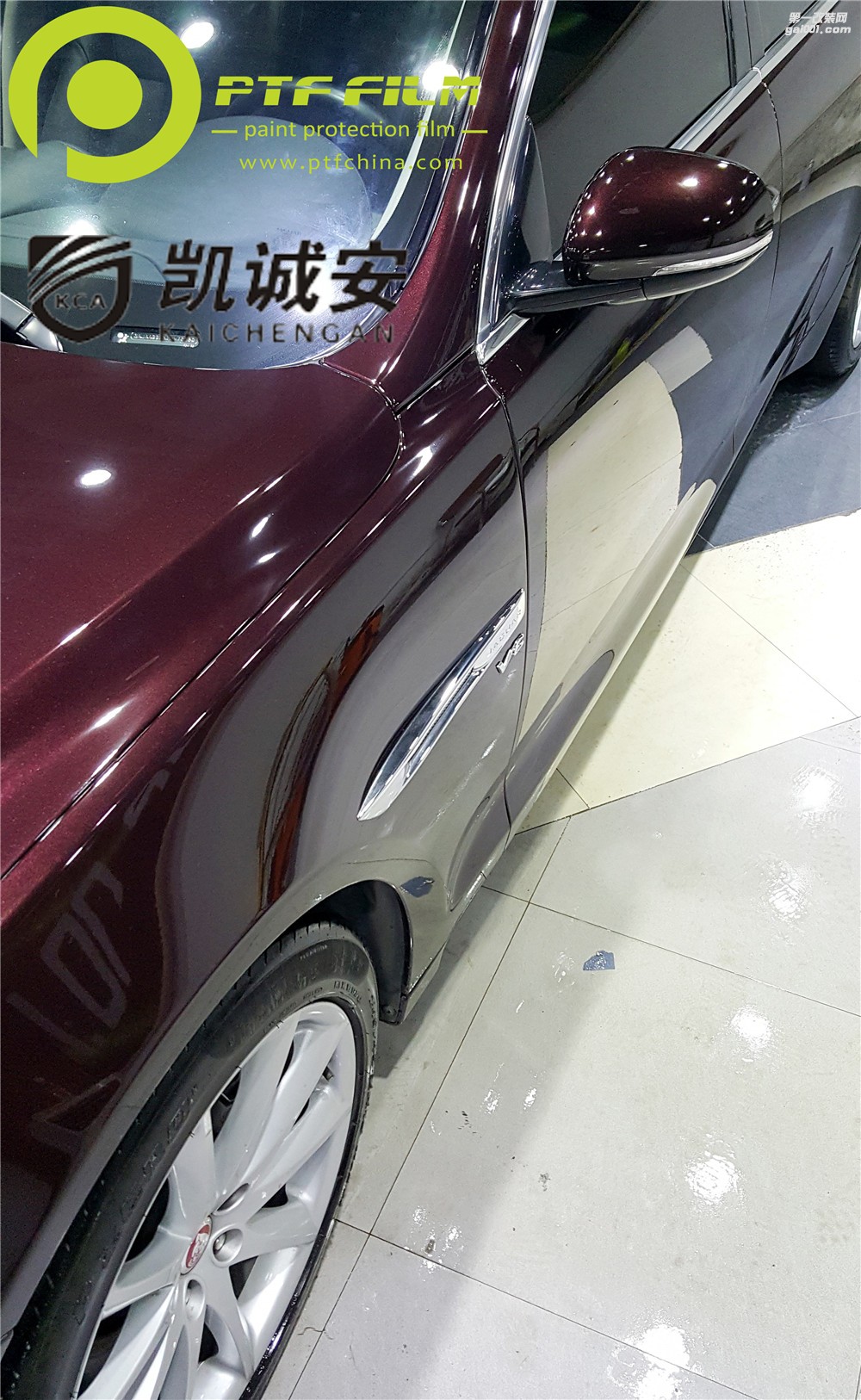 鄭州汽車透明膜捷豹XJL全車貼PTF專車專用透明膜