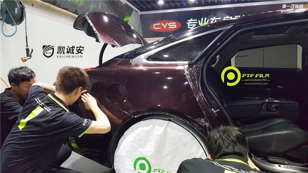鄭州汽車透明膜捷豹XJL全車貼PTF專車專用透明膜