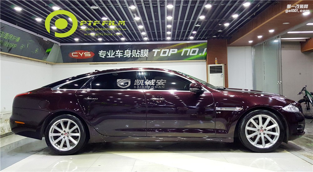 鄭州汽車透明膜捷豹XJL全車貼PTF專車專用透明膜