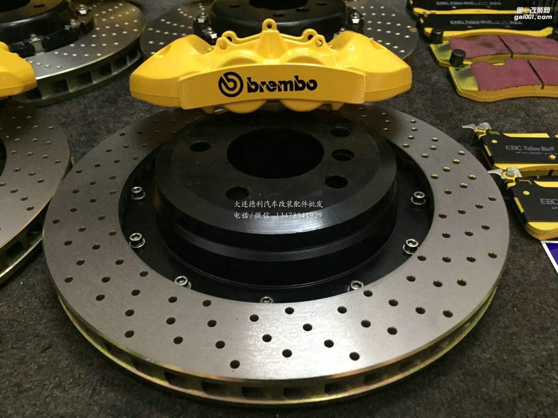 寶馬3系訂制brembo Gt造型前6后4套裝 搭配355mm345mm定制全浮動(dòng)盤(pán)