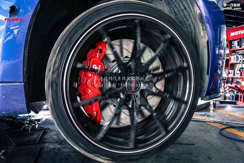 寶馬3系改裝APracing cp8520剎車，AP品牌中卡鉗最大的一款剎車，六活塞