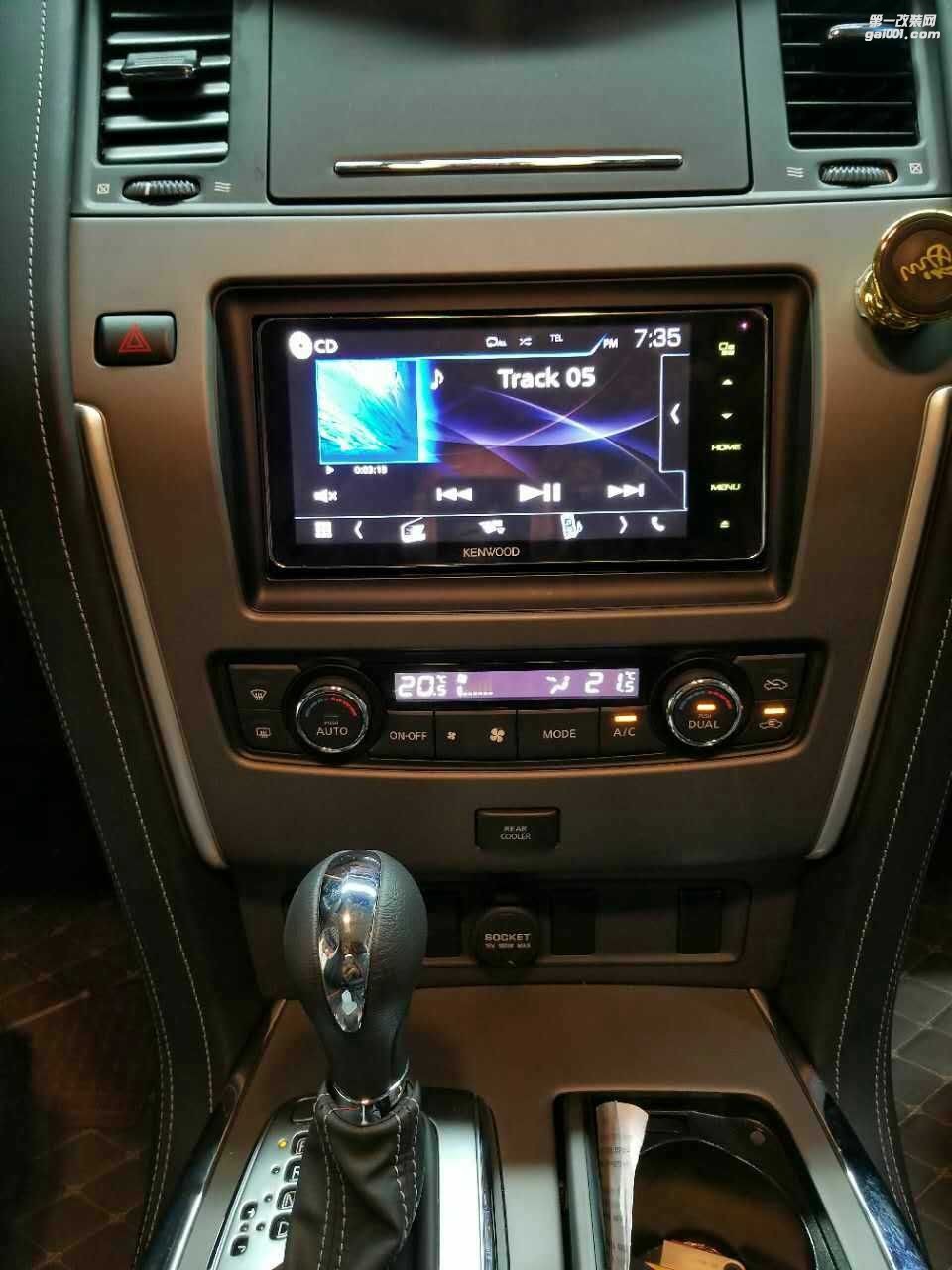 18款日產(chǎn)途樂加裝建伍carplay導(dǎo)航機(jī)DDX917WS