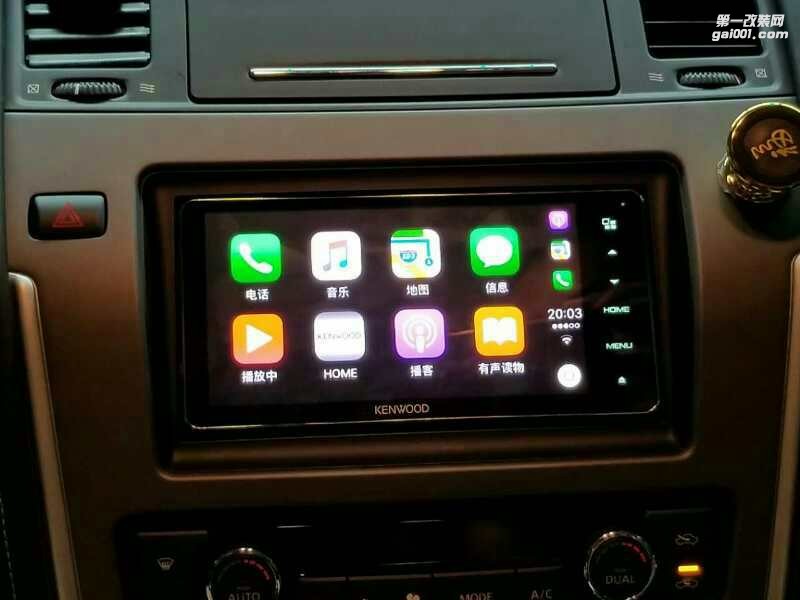 18款日產(chǎn)途樂加裝建伍carplay導(dǎo)航機(jī)DDX917WS