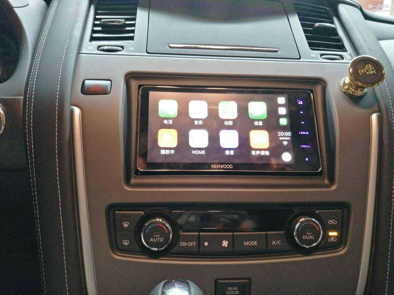 18款日產(chǎn)途樂加裝建伍carplay導(dǎo)航機(jī)DDX917WS