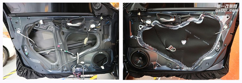 清遠(yuǎn)汽車音響改裝隔音升級(jí)——本田思域兩門隔音—清遠(yuǎn)至上音樂
