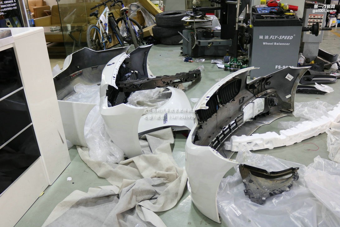 寶馬5系改裝M套裝Brembo鮑魚剎車鍛造輪轂完工