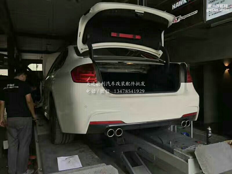 寶馬328 改裝repose四出中尾段閥門(mén)款排氣