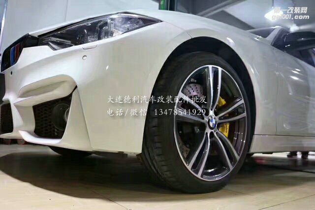 寶馬上裝brembo，gt前6后4剎車套件 ，完美的安裝