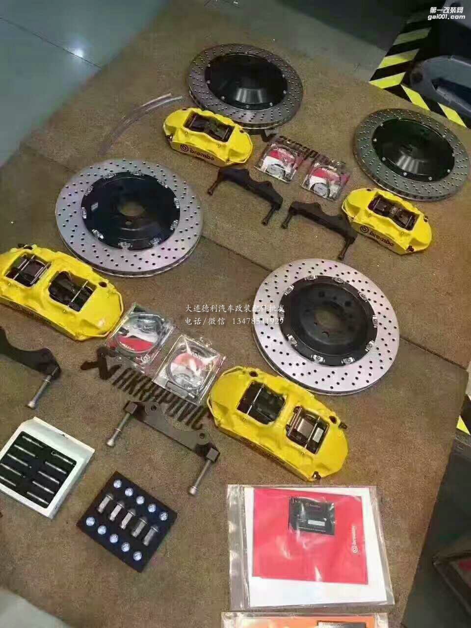 新款寶馬3系改裝Brembo GT 前六后四 剎車套裝案例