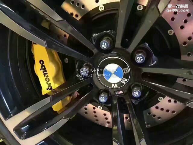新款寶馬3系改裝Brembo GT 前六后四 剎車套裝案例