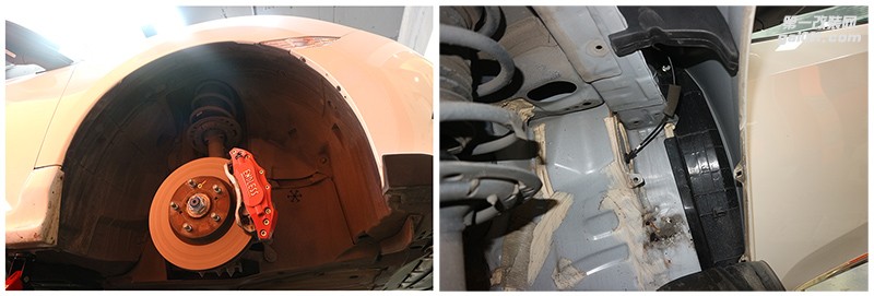 清遠(yuǎn)汽車音響改裝隔音升級(jí)——本田思域葉子板隔音—清遠(yuǎn)至上音樂