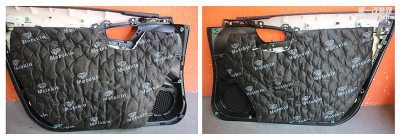 清遠(yuǎn)汽車音響改裝——本田思域前門兩門隔音升級(jí)