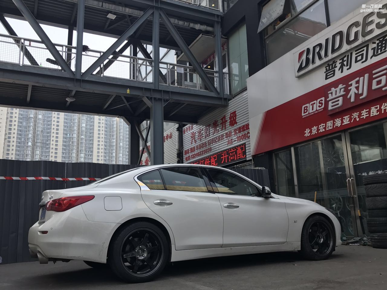 海亞：英菲尼迪Q50 RAYS TE37SL 19 PW 黑色銀標  定制數據