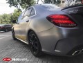 奔馳C63 CYS電光金屬鈦鋼 PM170 汽車改色貼膜  18611722254 (8)