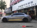 奔馳C63 CYS電光金屬鈦鋼 PM170 汽車改色貼膜  18611722254 (9)