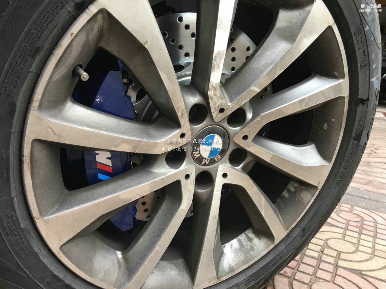 新款寶馬X6改裝升級M六活塞剎車套裝提升剎車效果