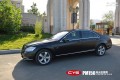 奔馳S350 CYS電光金屬黑 PM150 汽車改色貼膜 18611722254 (8)