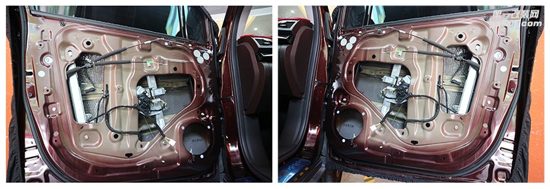 清遠(yuǎn)汽車音響改裝——傳祺GS4四門美特靜灰鉆環(huán)保隔音