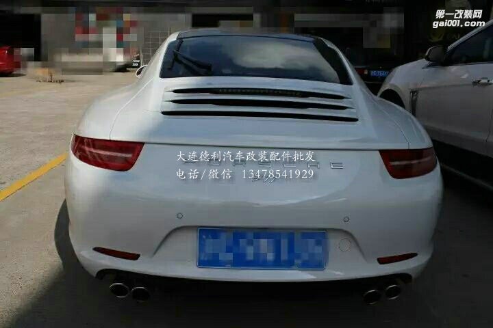 保時(shí)捷911 改裝repose四出中尾段閥門排氣
