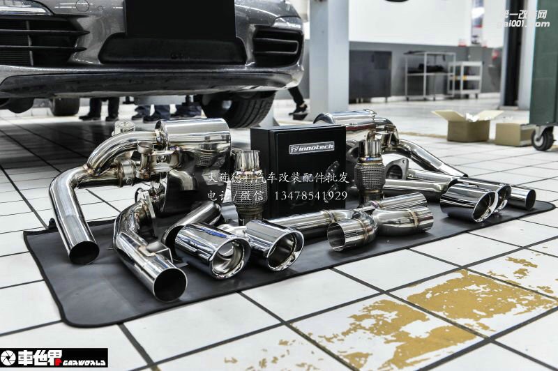 保時捷911改裝IPE F1版排氣