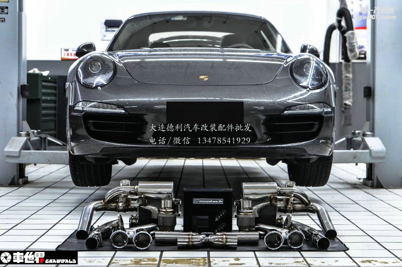 保時捷911改裝IPE F1版排氣