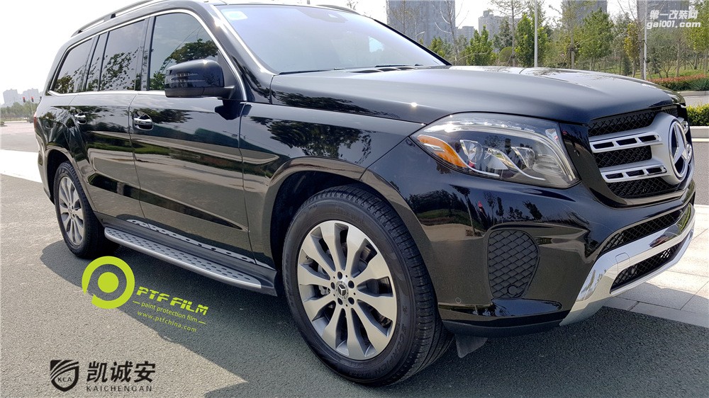 鄭州PTF透明膜店奔馳GLS450專車專用效果凱誠安